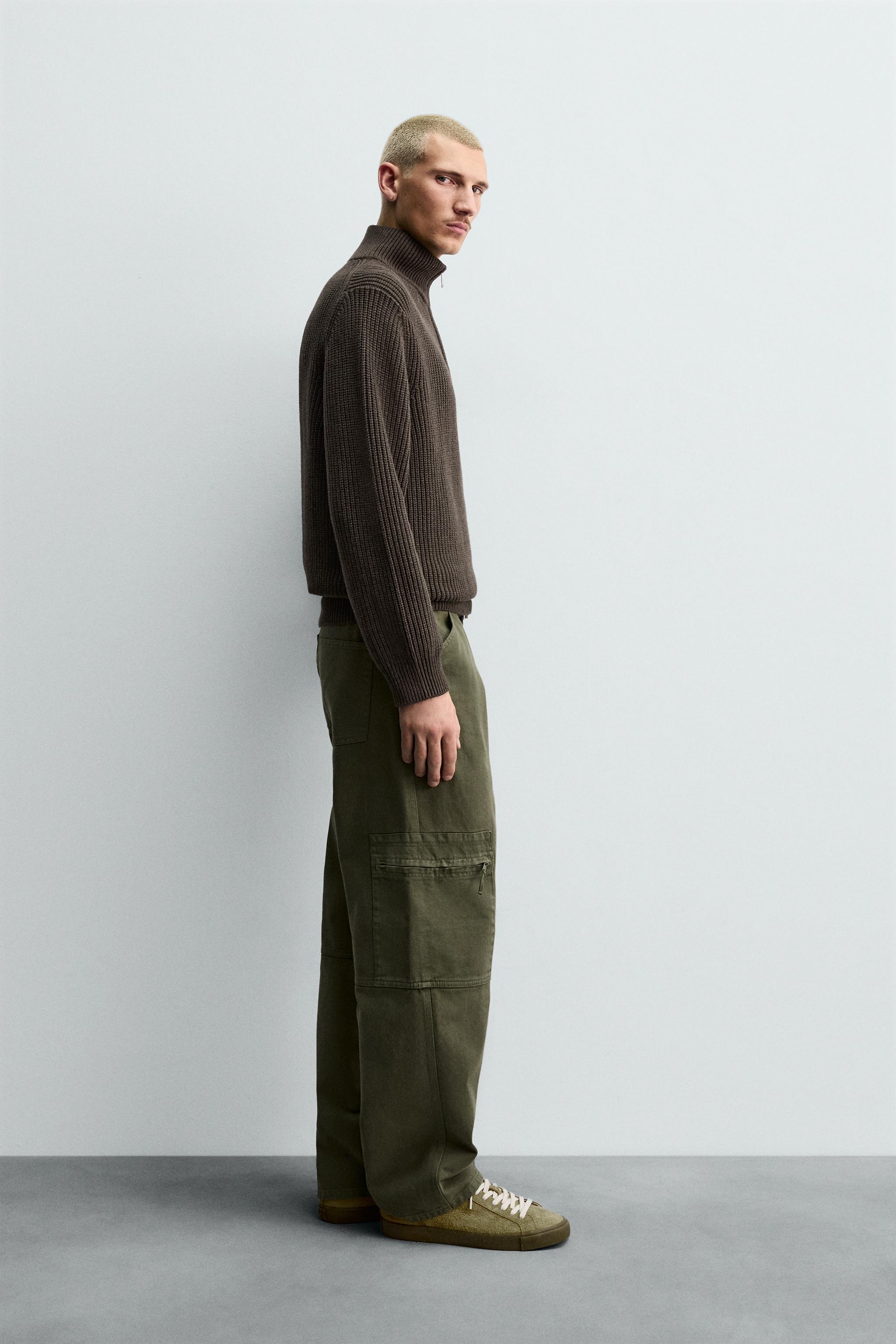 PURL KNIT QUARTER-ZIP SWEATER